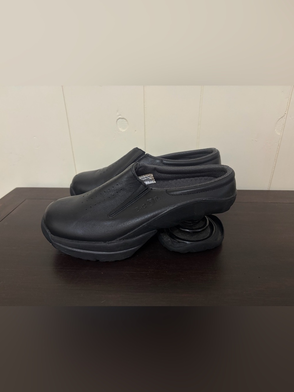 Z-Coil Men's Black Slip-On Comfort Loafers